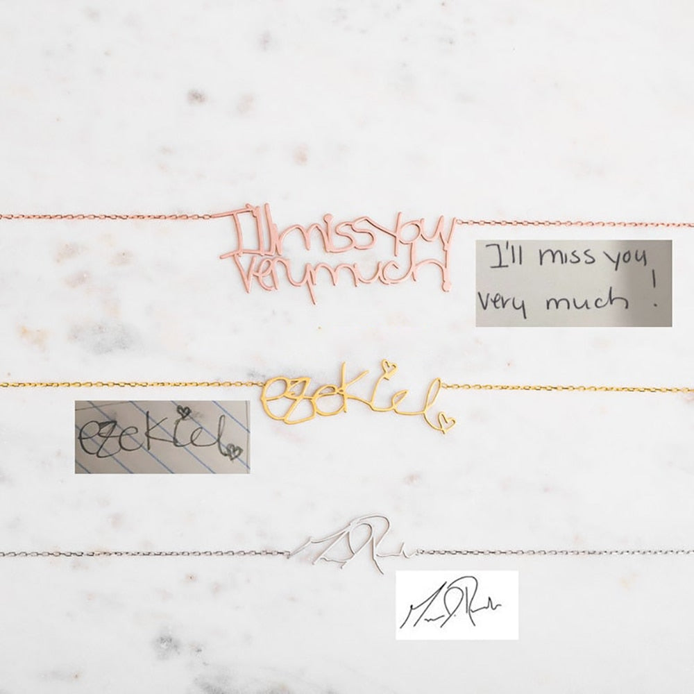 Handwritten Custom Bracelet