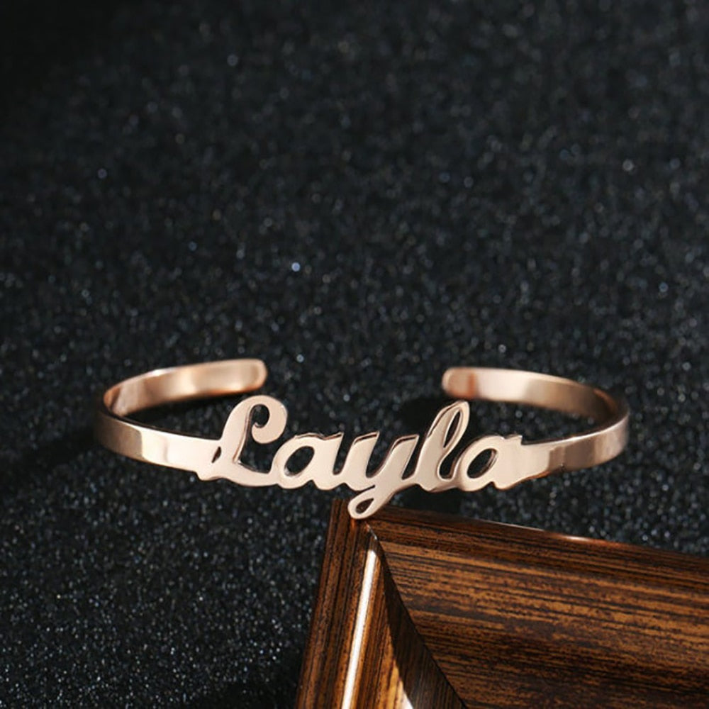 Customized Name Cuff Bangle