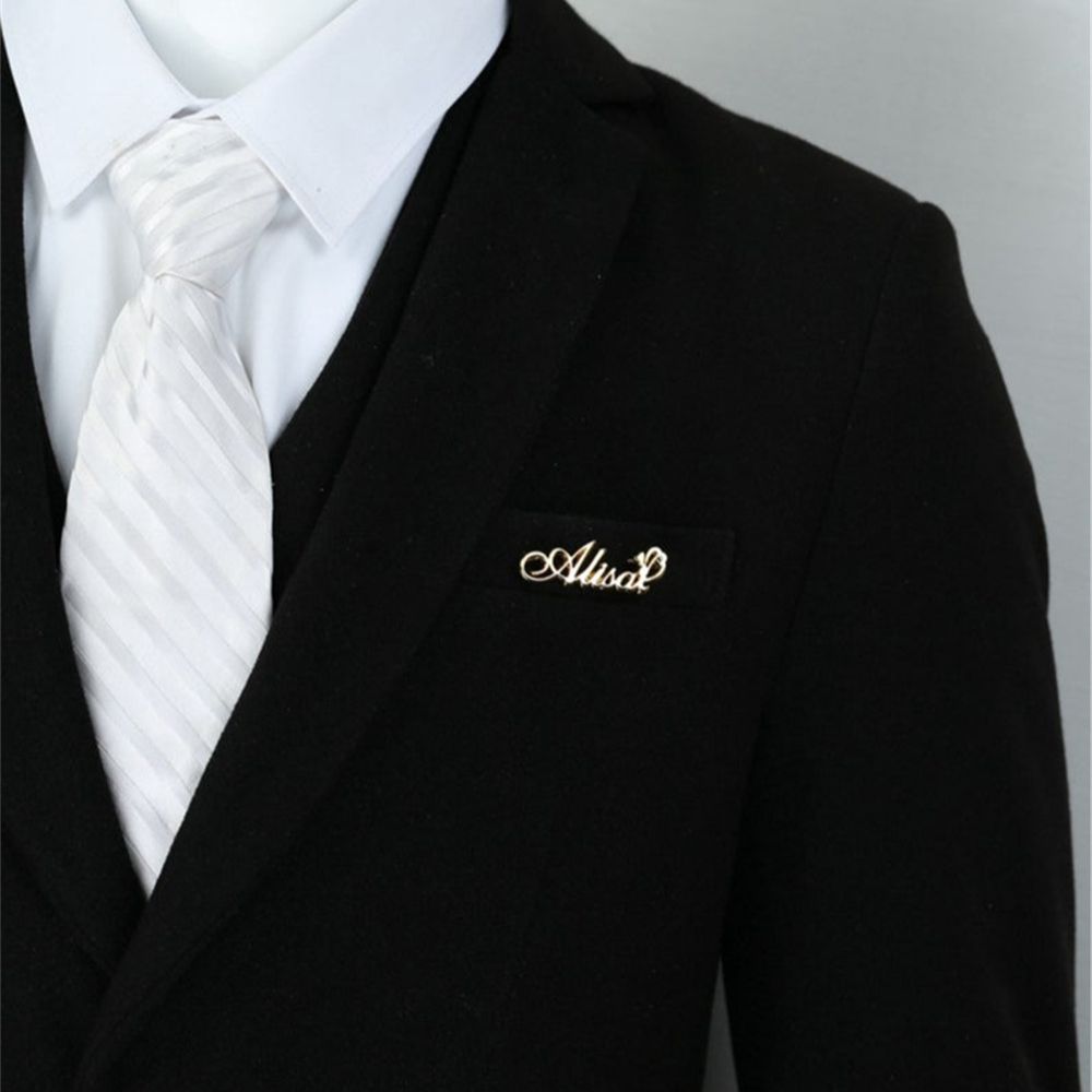 Custom Name Brooch - Custom Jewelry
