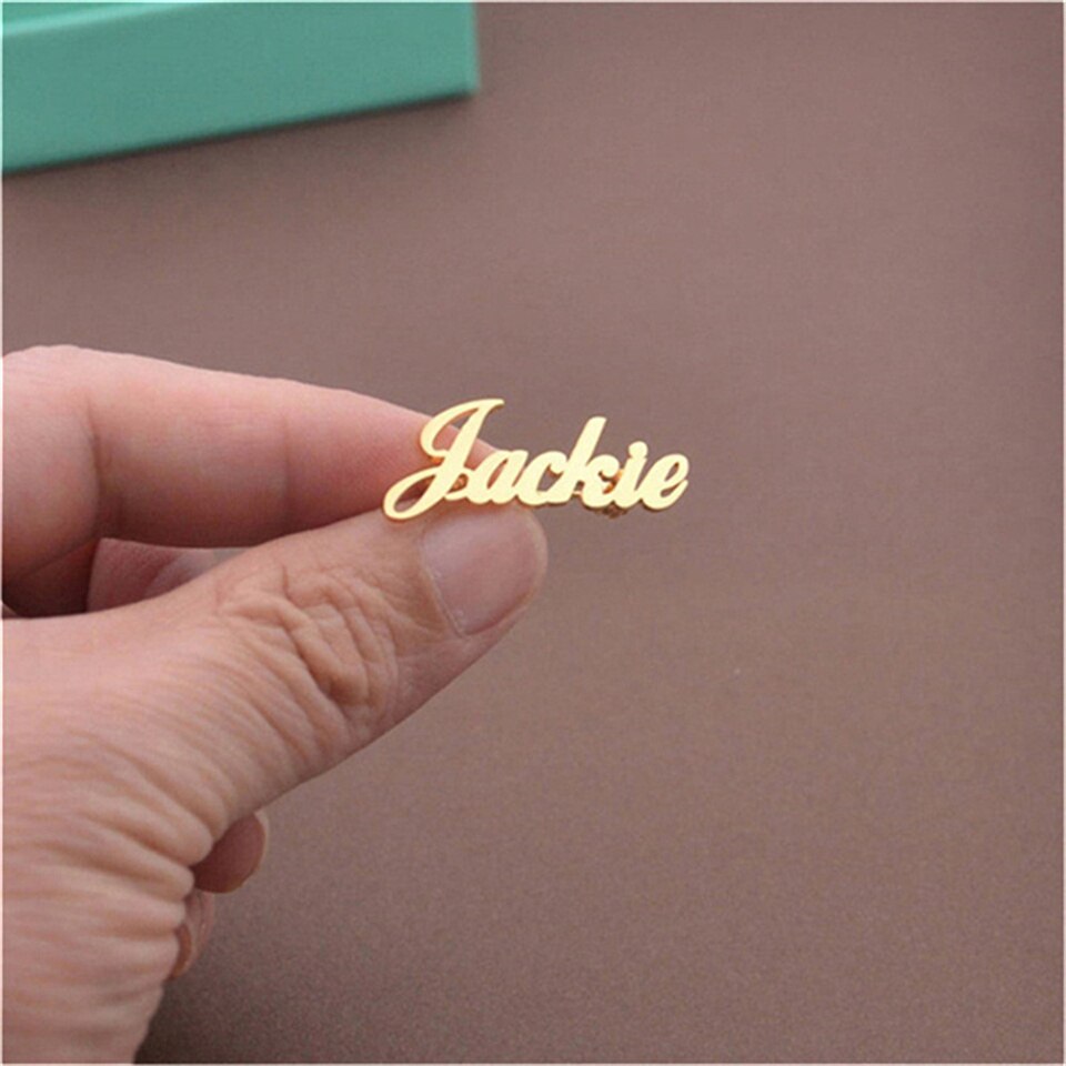 Custom Name Brooch - Custom Jewelry