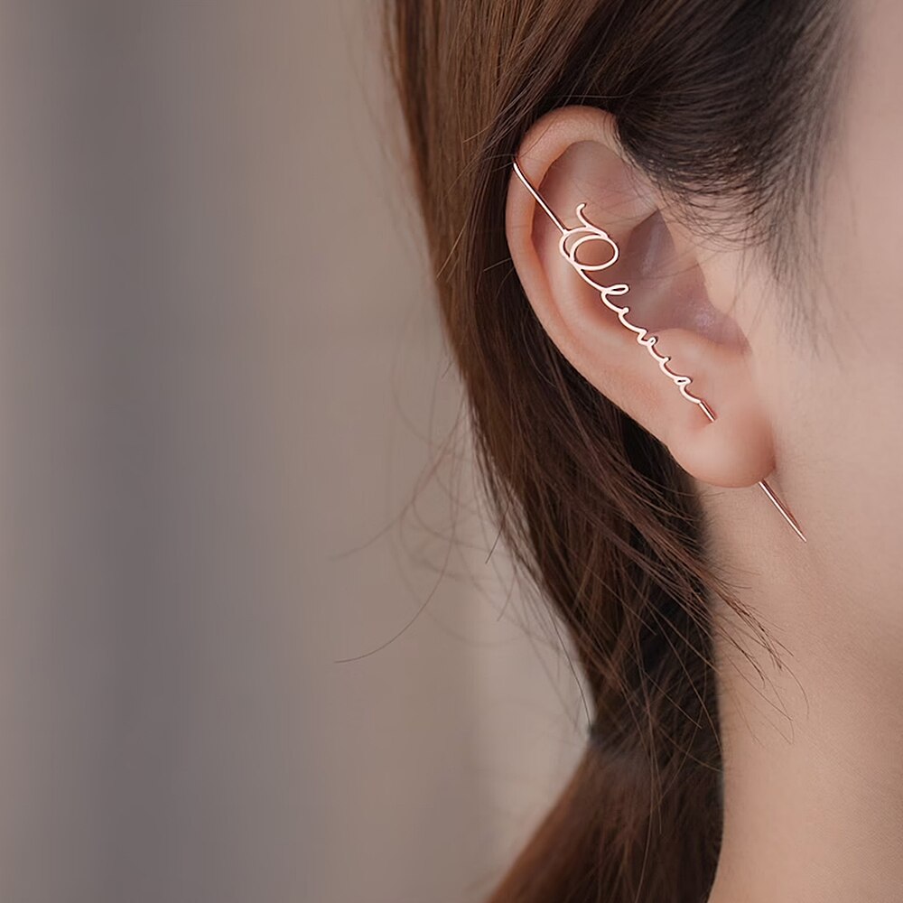 Custom Name Pierce Earrings - Custom Earrings