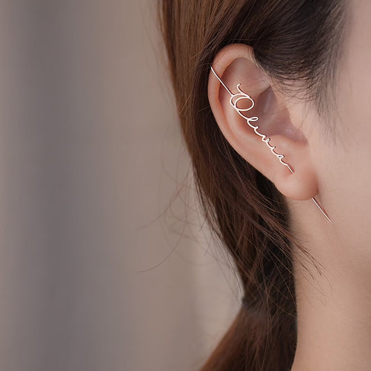 Custom Name Pierce Earrings - Custom Earrings