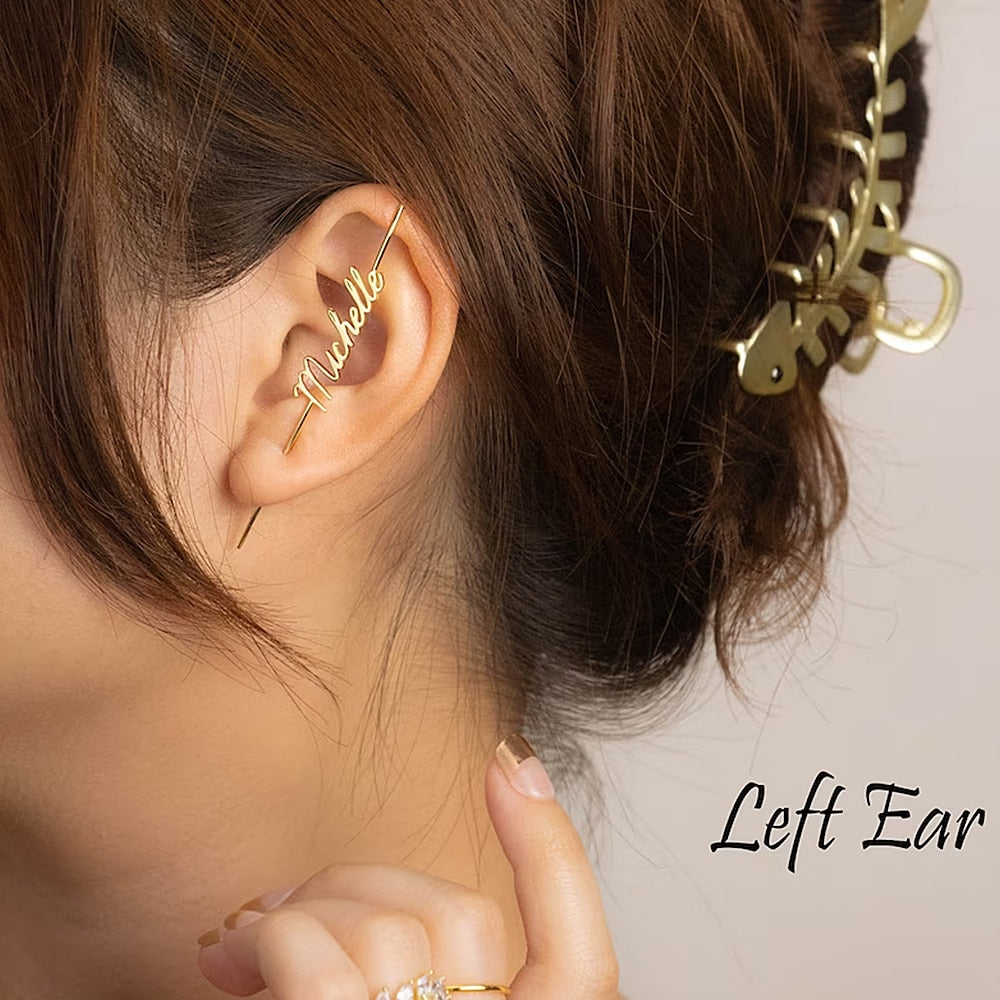 Custom Name Pierce Earrings - Custom Earrings