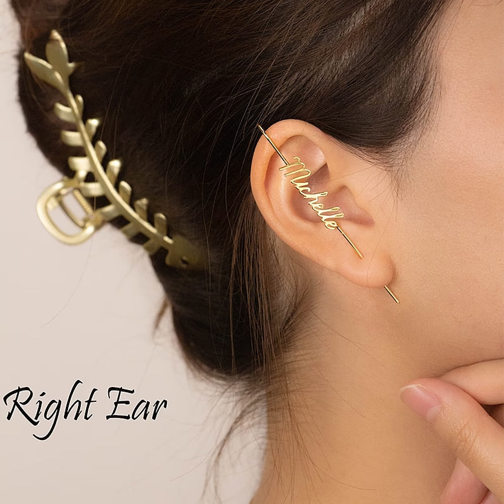 Custom Name Pierce Earrings - Custom Earrings