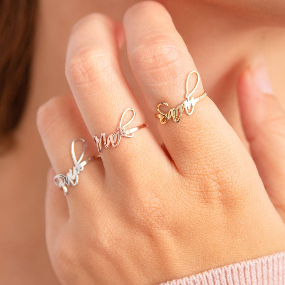 Custom Name Ring - Custom Ring