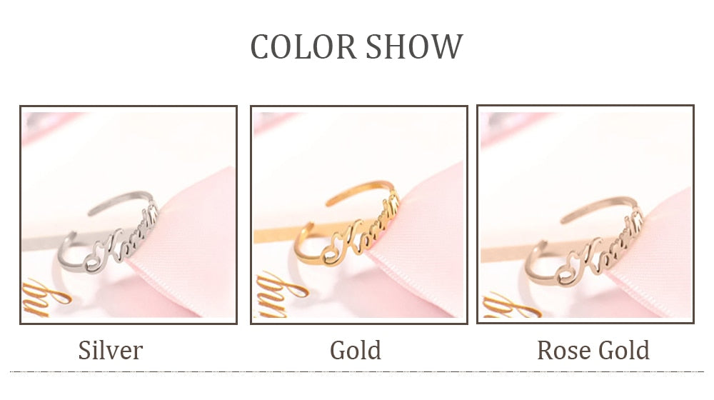 Custom Name Ring - Custom Ring
