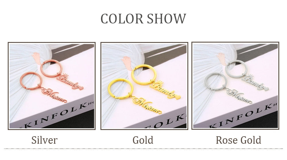 Personalized Custom Name Keychain - Custom Keychain
