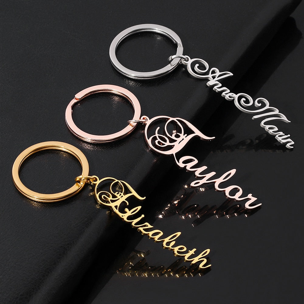 Personalized Custom Name Keychain - Custom Keychain
